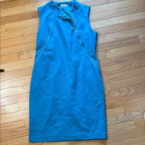 Calvin Klein Teal Sleeveless Dress